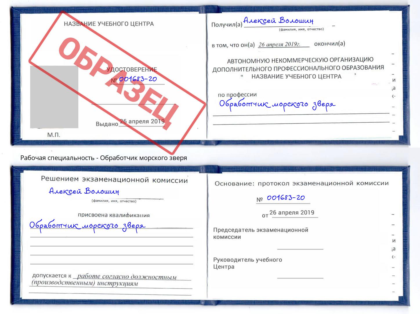 Обработчик морского зверя Гусь-Хрустальный